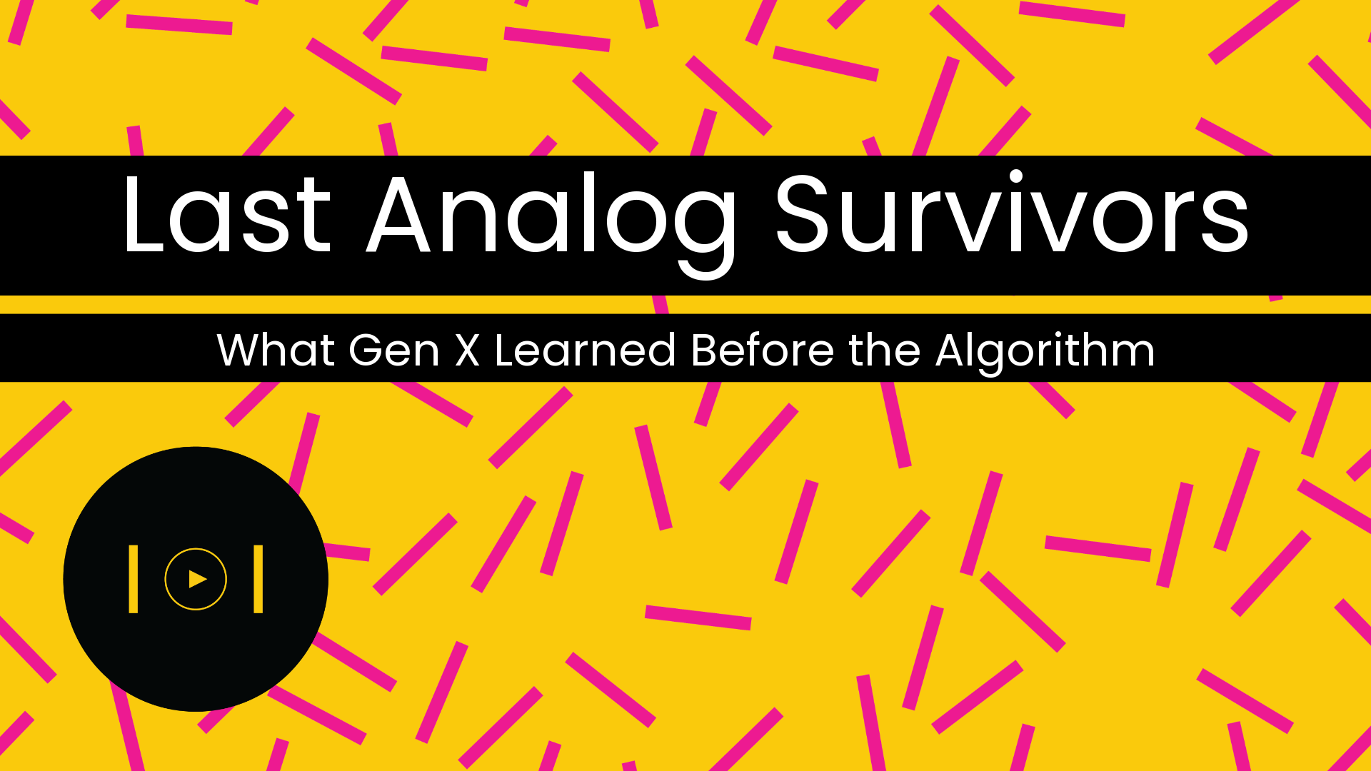 Last Analog Survivors: What Gen X Learned Before the Algorithm