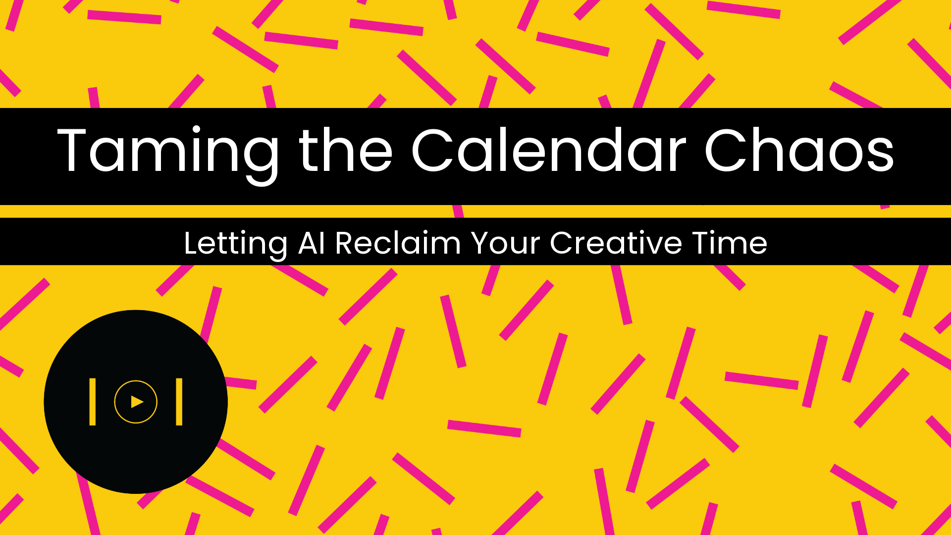 Taming the Calendar Chaos: AI Helps Reclaim Your Creative Time